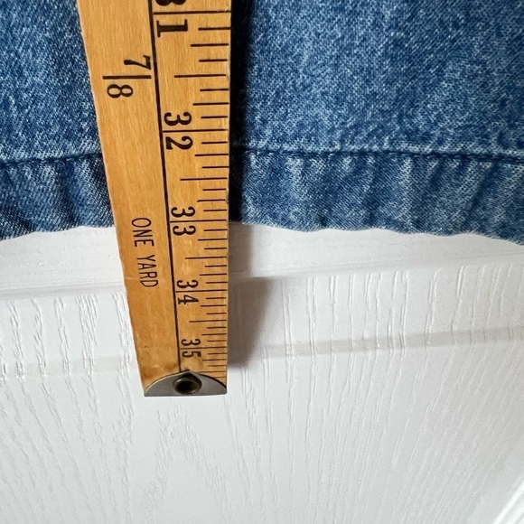 CB Casual Blue Midi Dress Scoop Neck Short Sleeve - Picture 10 of 15